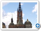The Riddarholmen Church, Stockholm's only remaining medieval abbey (late 1200s).