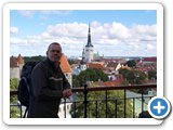 Peter with St. Olave's Church tower in background