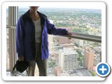 Denise in the Calgary Tower