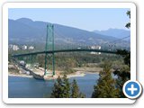 View of Lions Gate bridge