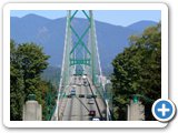 Lions Gate bridge - connecting centre of Vancouver to the North Shore district