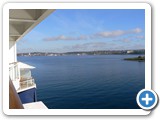 Approaching Halifax - from the balcony