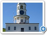 Halifax Clock Tower (a three-tiered, irregular octagon tower)