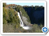 Distant view of Montmorency Falls