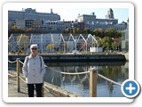 Denise on Quebec's waterfront