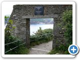 Entrance to St. Catherine's on walk to Polkerris