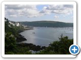 Looking back to Fowey on Polkerris walk