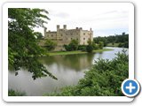 Leeds Castle across the lake