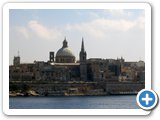 Valetta from across the water in Sliema