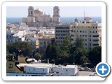 Cadiz cathedral from the ship