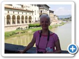 Denise on the Ponte Vecchio