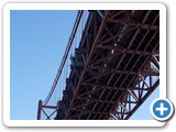 Going under the 25 de Abril Bridge