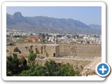 On the castle looking back to Kyrenia mountains