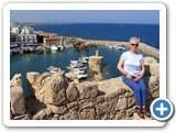 Denise with Kyrenia behind