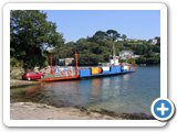 Bodinnick Ferry across the Fowey river