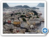 Alesund panoramic from the Aksla viewpoint