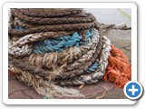 Boat tethering rope