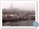 A misty Cobh town