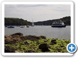 The busy Fowey river