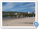 The beach and cliff top houses