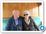Jen & Barry on the Steam train