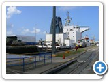 Ship at Gatun Locks (panama Canal)