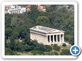 Looking down on Temple of Hephaistos