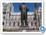 Statue of Garcia Moreno, twice president of Ecuador