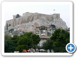 View of the Acropolis from the temple