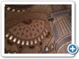 Superb Blue Mosque domed ceiling