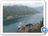Kotor bay from the fortress
