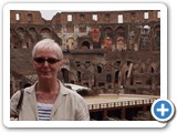 Denise inside the Colosseum