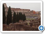 Looking back to the Colosseum