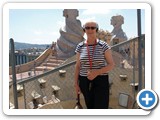 Denise and Gaudi roof