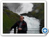 Peter at the Kjosfossen waterfall
