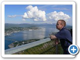 Peter looking over Tromso