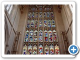 Bath Abbey interior stained glass