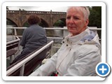 Denise on the Bath river trip to Bathampton