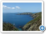 Sark coastline from La Coupée