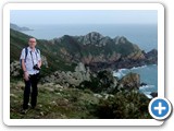 Peter on walk from Le Gouffre towards La Corbiere