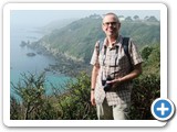 Peter on the cliff walk to Fermain Bay