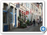 Independent shops in cobbled steeet