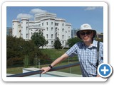 Peter at the port (Old State Capitol in background)