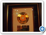 Gold record for 'In The Ghetto'