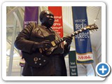 B.B. King statue in Tennessee Welcome Centre