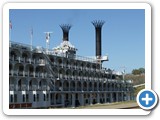 Close up of the American Queen