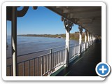 On the cabin deck, leaving Natchez