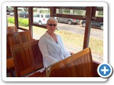 Denise on the steetcar