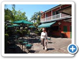 Denise in Pat O'Brien's Courtyard