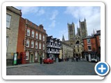 Lincoln old town and cathedral